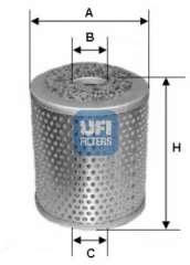 Filtr paliwa UFI 26.606.00