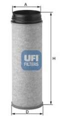 Dodatkowy filtr powietrza UFI 27.646.00
