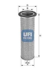 Dodatkowy filtr powietrza UFI 27.978.00
