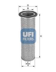 Dodatkowy filtr powietrza UFI 27.A38.00