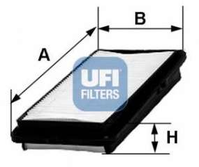 Filtr powietrza UFI 30.327.00