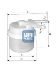 Filtr paliwa UFI 31.006.00