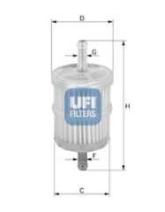 Filtr paliwa UFI 31.014.00