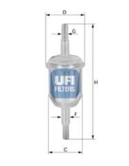 Filtr paliwa UFI 31.015.00