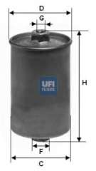 Filtr paliwa UFI 31.507.00