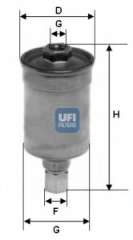 Filtr paliwa UFI 31.511.00