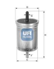 Filtr paliwa UFI 31.514.00
