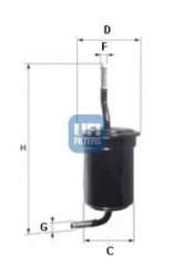 Filtr paliwa UFI 31.517.00