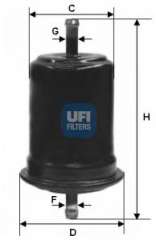Filtr paliwa UFI 31.727.00