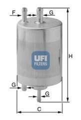 Filtr paliwa UFI 31.841.00