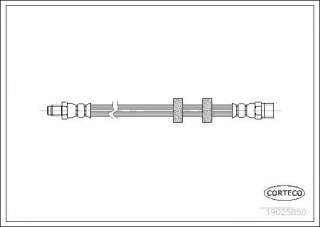 Przewód hamulcowy elastyczny CORTECO 19025850