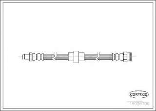 Przewód hamulcowy elastyczny CORTECO 19026700
