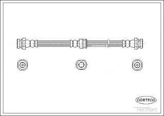 Przewód hamulcowy elastyczny CORTECO 19035065