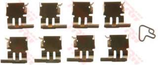 Zestaw montażowy klocków hamulcowych TRW PFK552