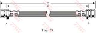 Przewód hamulcowy elastyczny TRW PHA170