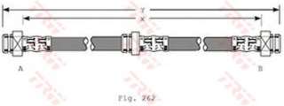 Przewód hamulcowy elastyczny TRW PHA366