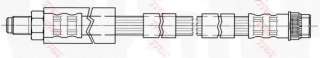 Przewód hamulcowy elastyczny TRW PHB431