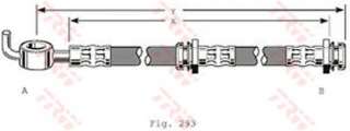 Przewód hamulcowy elastyczny TRW PHD122