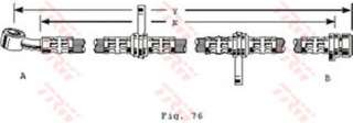 Przewód hamulcowy elastyczny TRW PHD255