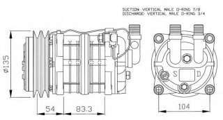 Kompresor klimatyzacji NRF 32035G