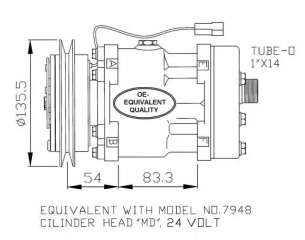 Kompresor klimatyzacji NRF 32074