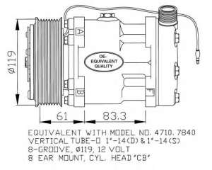 Kompresor klimatyzacji NRF 32132