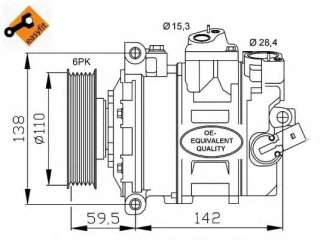 Kompresor klimatyzacji NRF 32146