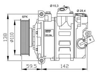 Kompresor klimatyzacji NRF 32146G