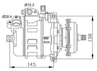Kompresor klimatyzacji NRF 32148G