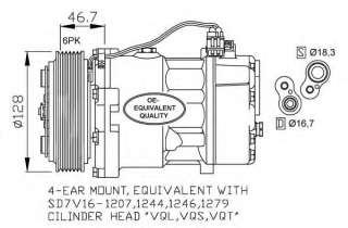 Kompresor klimatyzacji NRF 32168