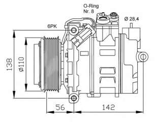 Kompresor klimatyzacji NRF 32178G
