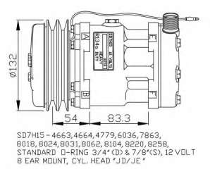 Kompresor klimatyzacji NRF 32238G