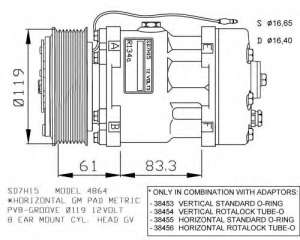 Kompresor klimatyzacji NRF 32286G