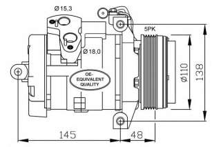 Kompresor klimatyzacji NRF 32432
