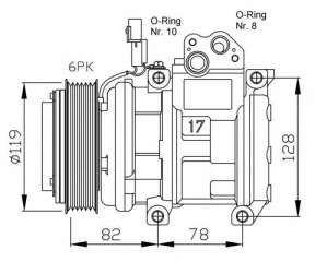 Kompresor klimatyzacji NRF 32437G