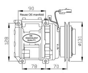 Kompresor klimatyzacji NRF 32452