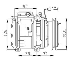 Kompresor klimatyzacji NRF 32452G