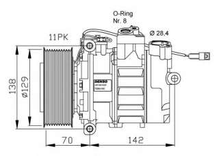 Kompresor klimatyzacji NRF 32454G