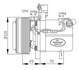 Kompresor klimatyzacji NRF 32490