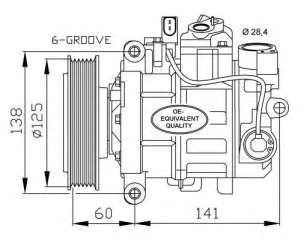 Kompresor klimatyzacji NRF 32512