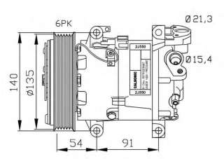 Kompresor klimatyzacji NRF 32690G
