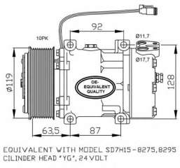 Kompresor klimatyzacji NRF 32705