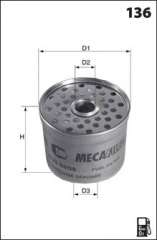 Filtr paliwa MECAFILTER ELG5205