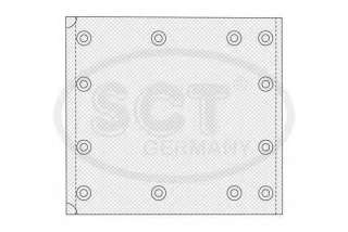 Zestaw okładzin szczęk hamulcowych SCT Germany SN 19384