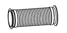 Rura metalowa harmonijkowa układu wydechowego DINEX 18183
