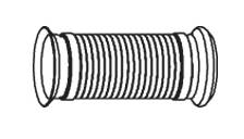 Rura metalowa harmonijkowa układu wydechowego DINEX 82271