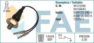 Czujnik ciśnienia oleju FAE 12530