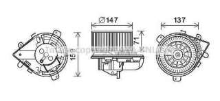 Silnik elektryczny dmuchawy AVA QUALITY COOLING PE8380