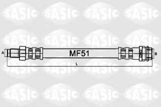 Przewód hamulcowy elastyczny SASIC 6606007