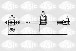Przewód hamulcowy elastyczny SASIC 6606032